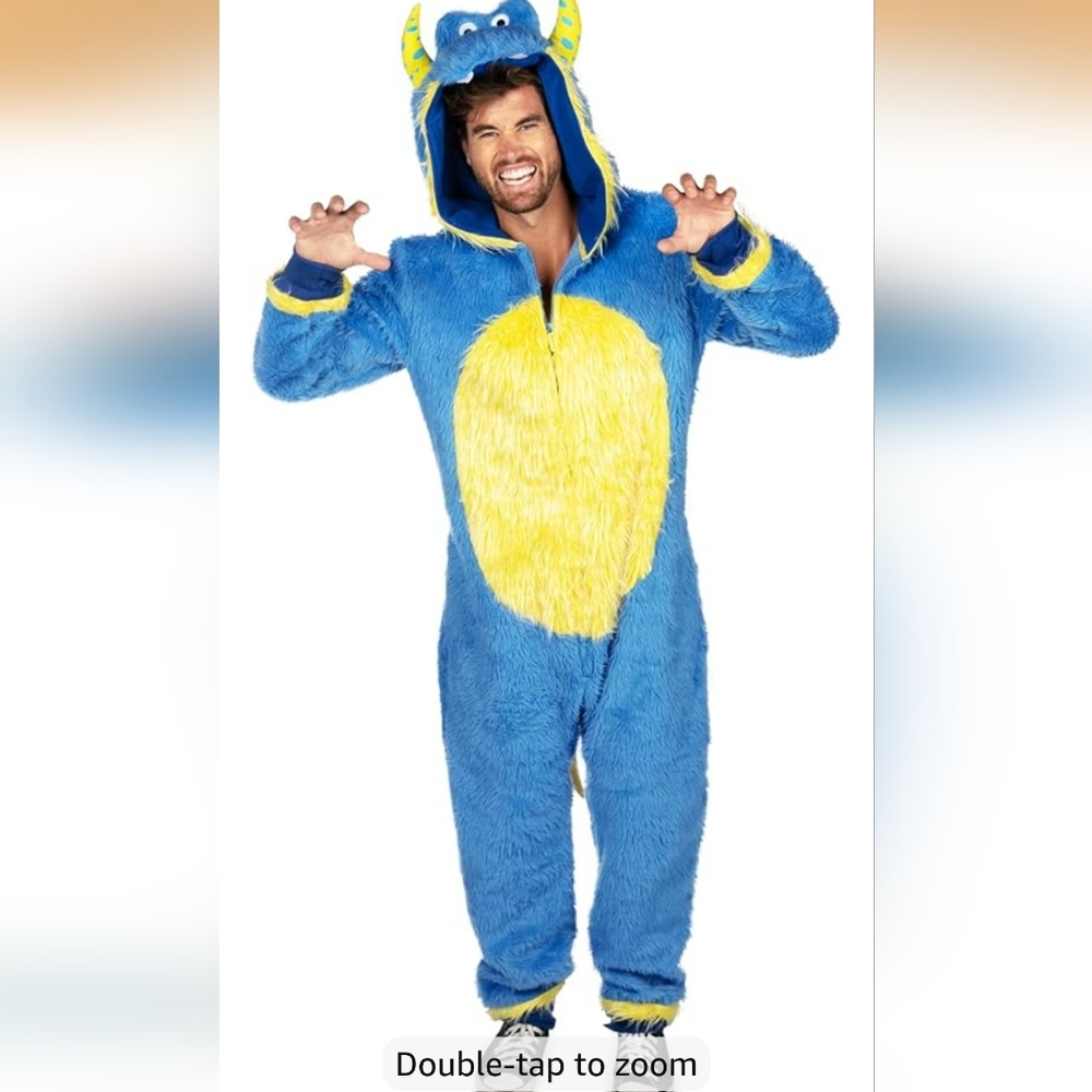 Tipsy Elves NEW‎ Monster Halloween Costume Monster Inc Sully Unisex